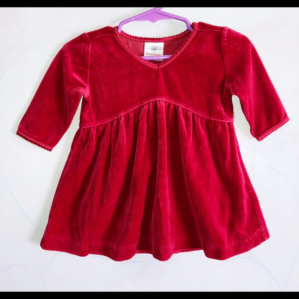 Red Hanna Andersson Dress Xmas Christmas